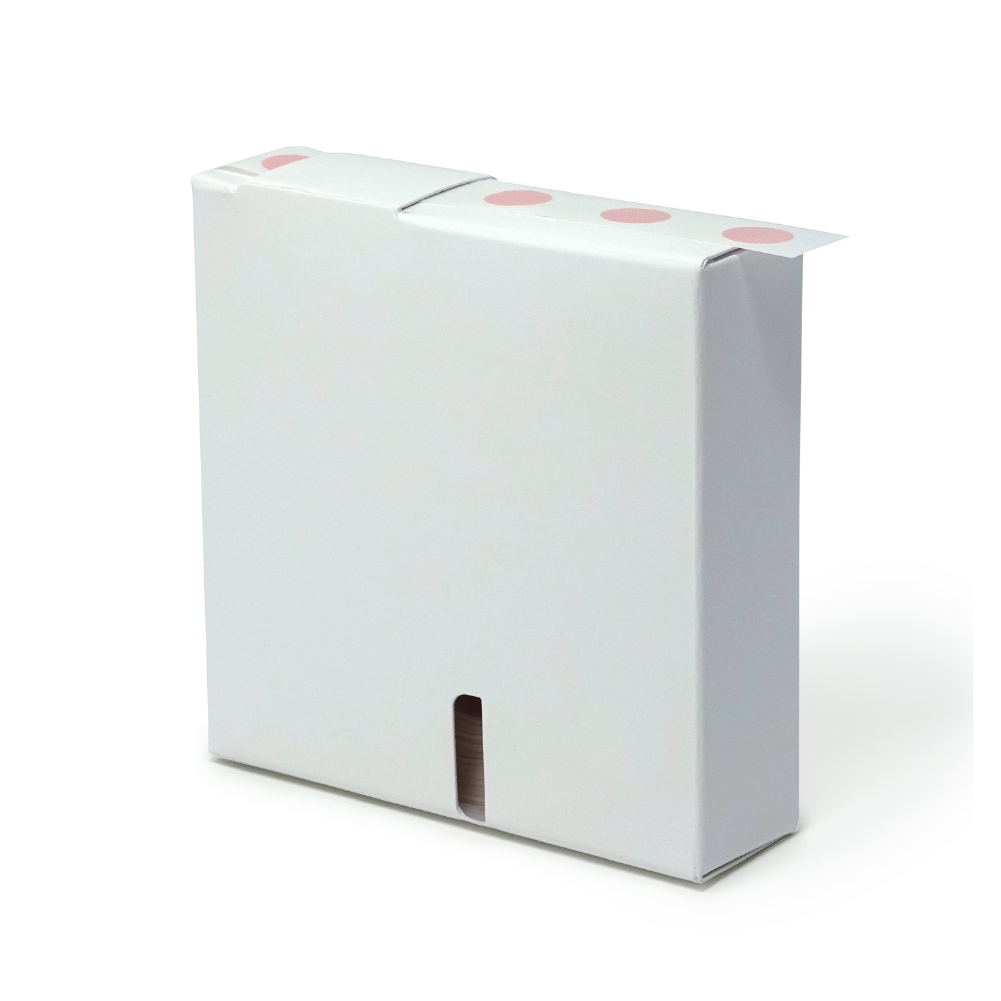 Globe Scientific Label Rolls, Cryo, 13mm Dots, for 1.5-2mL Tubes, Pink Image